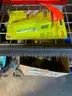 Contents of Rack - Huge Lot of Workshop Shop Jobsite Equipment &#x26; Supplies Shop Vac Tools Sprayer Clamps Cable Hooks #T10