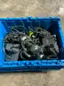 Tote of Symbol Zebra LI2208 DS9808 LI3608 Barcode Scanners Walkie Talkie Battery Chargers #W36