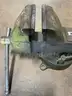 Columbian 605 Swivel Base Bench Vise 6&#x22; Jaws Workshop Shop Metalworking Woodworking Tool #W47