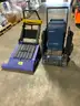 Lot of 2 Pacific Host Liberator Aura EVM Wide Area Upright Dry Carpet Extraction Vacuum #W49