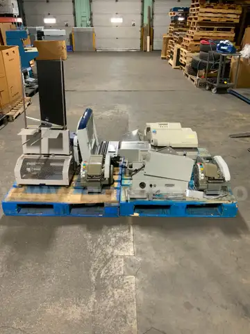 Lot of 2 Pallets of Xerox Mercure Pitney Bowes Xante Printing & Binding Equipment #G19