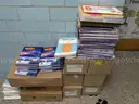 Lot of miscellaneous school aged textbooks and student workbooks