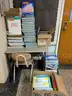 Lot of miscellaneous school aged textbooks and student workbooks