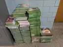 Lot of miscellaneous school aged textbooks and student workbooks