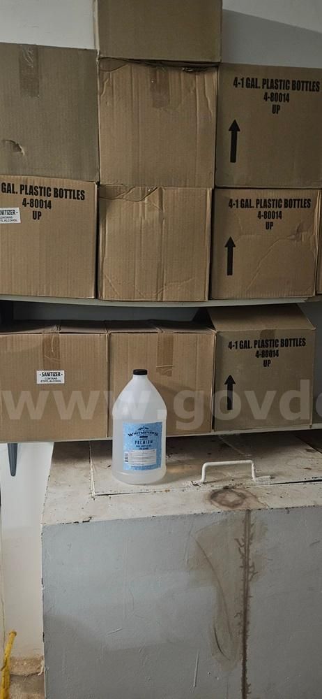 Lot of (24) Boxes Sanitizer Dispensers with Stand & (12