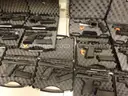 Pistol, Heckler & Koch, USP .40Cal, w/ Cases & Magazines, Qty 27