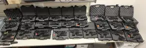 Pistol, Heckler & Koch, USP .40Cal, w/ Cases & Magazines, Qty 27