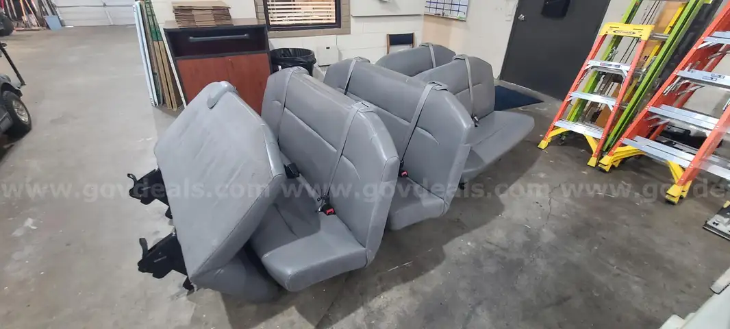 3rd, 4th, and 5th row seats from 2010 Ford e350 Vans