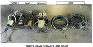 Hurst Tool Extrication Equipment (Pumping Unit, Cutter, Rams, Spreader &#x26; Hoses)
