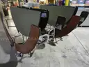 Two (2) Foldable Mobile Children&#x27;s Cafeteria Tables