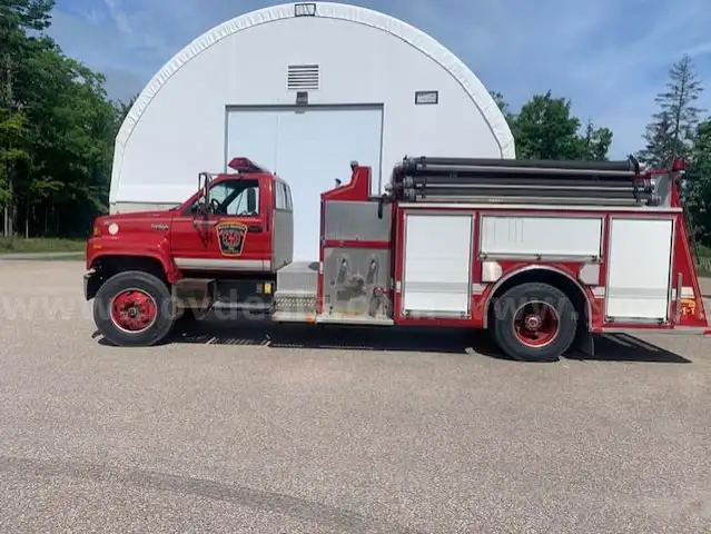 1996 GMC Top Kick Pumper Fire Truck