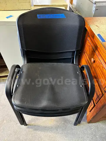 3 stackable chairs