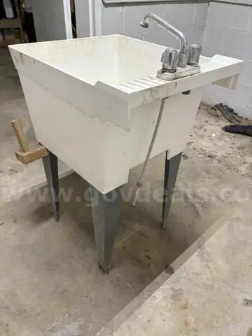 Utilatub sink with faucet