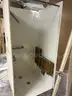 Fiberglass Shower Stall w/ Rail and Bench