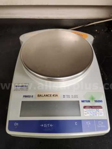 Mettler Toledo PB602S Balance 3A | AllSurplus