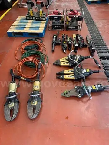 Lot of Hurst Extrication Tools