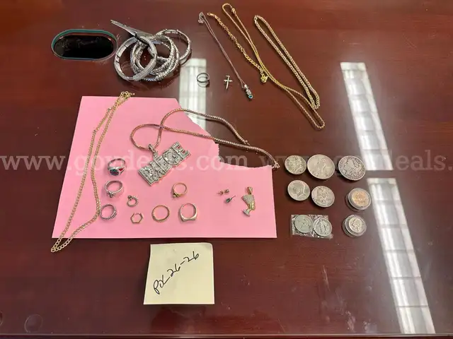 Forfeited/Confiscated -  Lot of Jewelry  & Coins #2