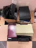 Calculators, two-hole punches, headsets, triple carbon paper, stacking trays, binders, etc.