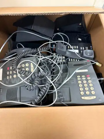 Various Avaya, Lucent, AT&#x26;T and Polycom phones (Boxes H-Q)