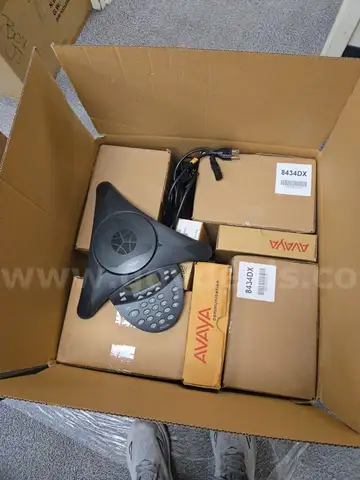 Various Avaya, Lucent and Polycom phones (Boxes 7-15)