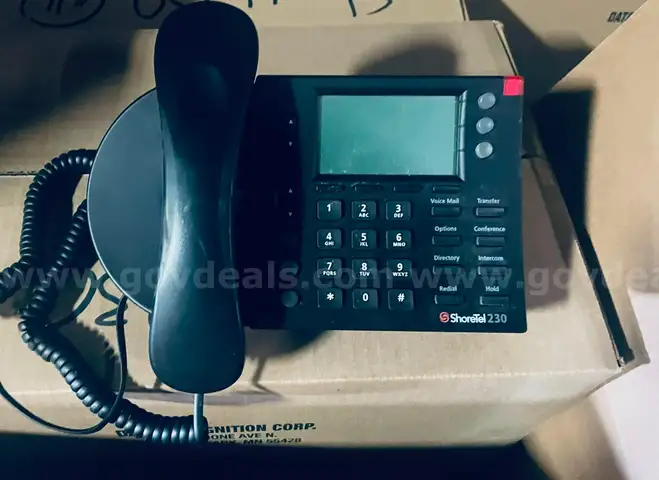 ShoreTel ShorePhone 230 IP Black Phones (Lot of Qty. 330)
