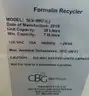 CBG Biotech SLV-99U Formalin Recycler 10 Gallon