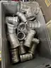 lot of stainless elbows and couplers