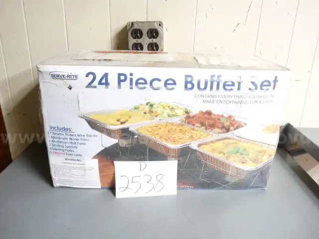 serve right 24pc buffet set