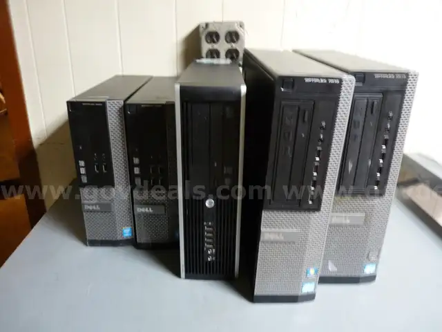 5 working towers loaded w/ win 10