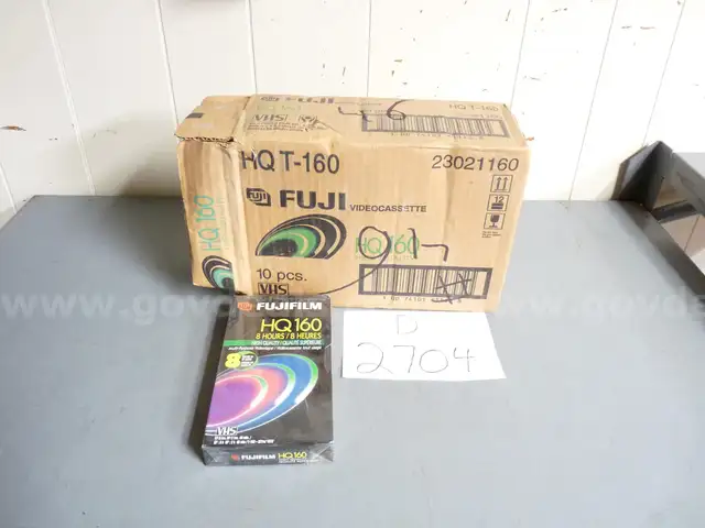 10 new fuji vhs tapes