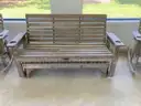 Outdoor Patio Furniture - Benches and Rocking Chairs
