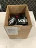Lot of misc box items-size 9 Vans sandals, large brown shorts, large tank top, large underwear&#x27;s, RBX bottle, &#x22;DH&#x22;