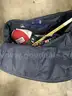 Lot of misc box items-2 Philadelphia Flyers hockey sticks, 7 1/2 A&#x27;s hat, small/medium D hat, Walker hat-no size, &#x22;DH&#x22;