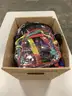 Lot of misc box items-gray &#x26; clear Vorspack back pack, multi-color Inner City Inner Child back pack, red back pack, &#x22;DH&#x22;
