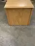 31 1/2 (L) x 23 1/2 (W) x 30 (H) two drawer light oak filing cabinets (2 KEY LOCKS INCLUDED)  &#x22;DH&#x22;