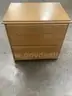 31 1/2 (L) x 23 1/2 (W) x 30 (H) two drawer light oak filing cabinets (2 KEY LOCKS INCLUDED)  &#x22;DH&#x22;