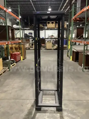34 (L) x 23 (W) x 80 (H) black IBM rack  &#x22;DH&#x22;