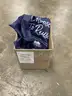 Lot of misc box items-pink Nano Universe bag, navy blue Choose To Reuse Bag, blue &#x26; black striped bag, &#x22;DH&#x22;