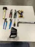 Lot of misc box items-Durablast 51-120 torque wrench, DeWalt drill gun (NO BATTERIES), 10 piece drill bits, mallet &#x22;DH&#x22;