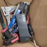 Box of Miscellaneous Assorted Tools &#x22;JM&#x22;
