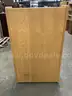 36 (L) x 12 (W) x 59 (H) light oak four shelf bookcase  &#x22;DH&#x22;
