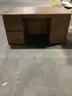 61 (L) x 31 1/2 (W) x 30 (H) brown six drawer executive desk (NO KEY LOCKS)  &#x22;DH&#x22;