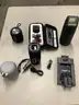 Lot of misc box items-Neza wireless speaker, Kicker bluetooth speaker, Matune speaker, Mophine span adapter,  &#x22;DH&#x22;