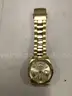 Lot of misc box items-Timex watch, gold Guess watch, Quartz watch, Benyar watch, Casio watch,  &#x22;DH&#x22;