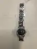 Lot of misc box items-Timex watch, gold Guess watch, Quartz watch, Benyar watch, Casio watch,  &#x22;DH&#x22;