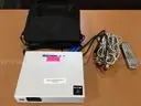 Sony Projector w/remote and carrying case                                                                      &#x201C;C&#x201D;