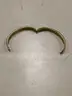 Lot of misc box items-Silver ring, gold roman numerals wrist band, &#x22;L&#x22; diamond piece,  &#x22;DH&#x22;