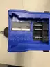 Lot of misc box items-Black &#x26; blue Kobalt drill gun (NO BATTERIES, NOR BITS INCLUDED), silver 5/8 Cr-v wrench tool, &#x22;DH&#x22;