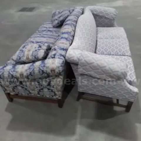 Lot of Multi-Color Sofa&#x27;s (2) &#x22;JM&#x22;