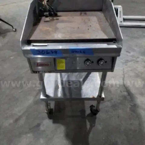 Used Lang Flattop Fryer on Wheels &#x22;JM&#x22;
